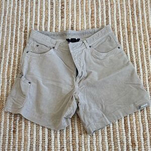 Men's Cloudveil Corduroy Shorts in Light Taupe - Relaxed Utility 6in inseam